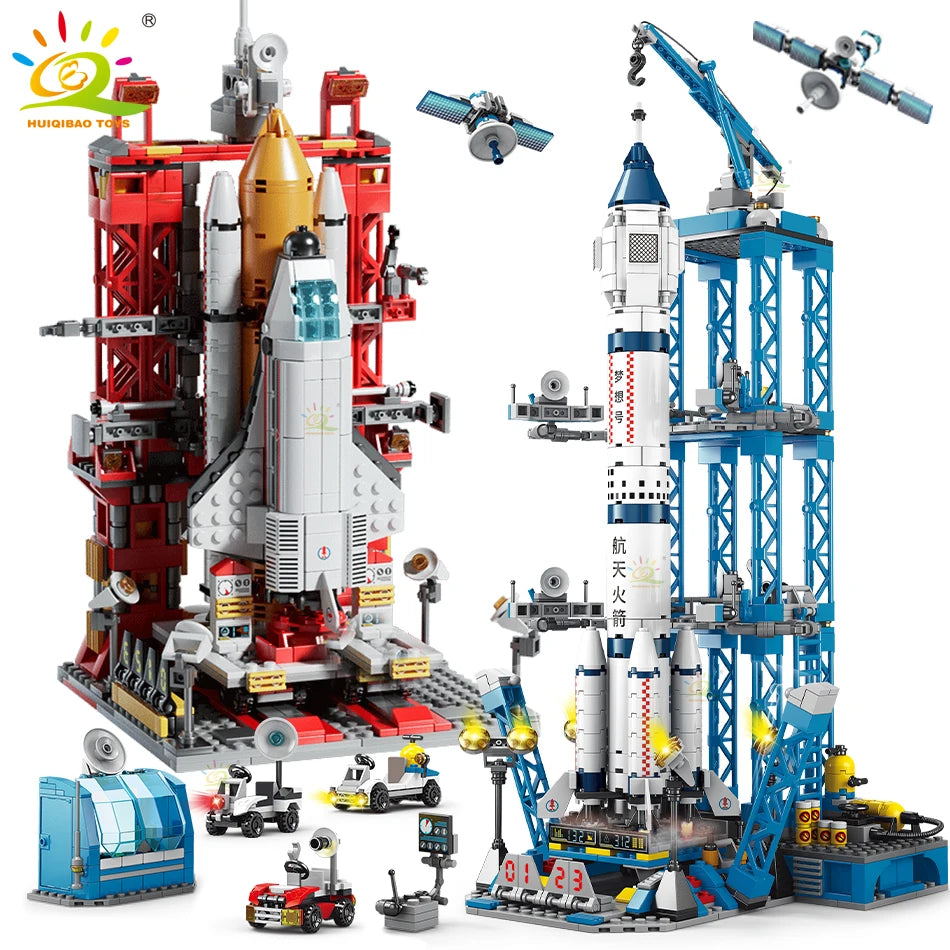 HQB8862 Space Rocket Blocks &ndash; Fun Space Toy For Kids