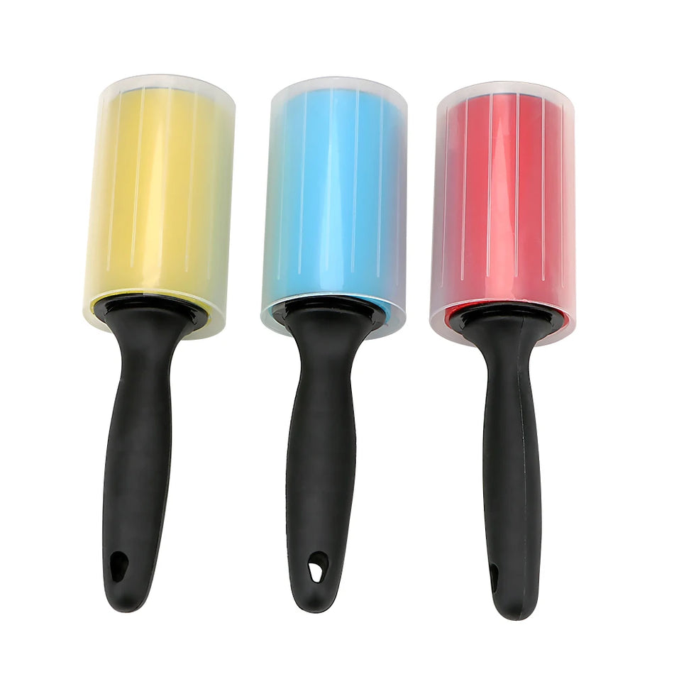 Reusable Plastic Lint Roller Brush for Clothes and Upholstery, Hair Removal