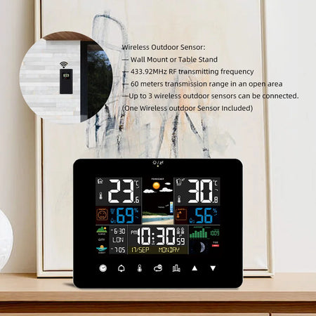 Multifunctional Weather Station &ndash; Touch Screen &amp; Wireless Sensor