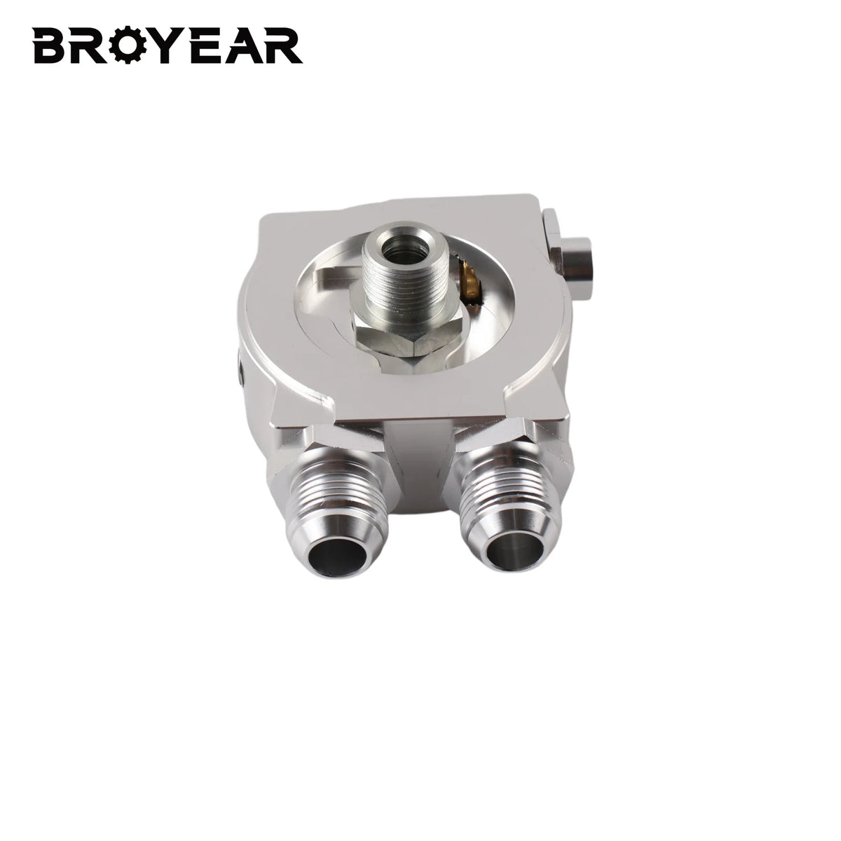 Oil Cooler Sandwich Plate AN8 AN10 Aluminum Filter Thermostat Sender Adapter by InterCyprus Trading Ltd