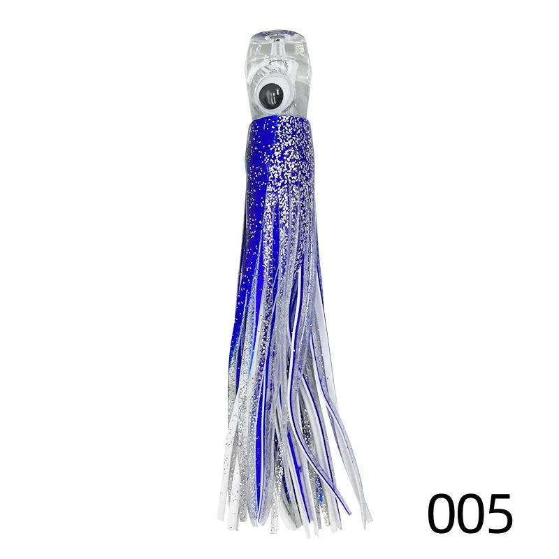 Premium Trolling Skirt Lures for Marlin, Tuna &amp; More - 16cm/25cm 005-25cm