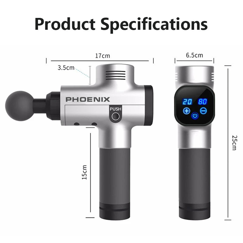 Phoenix A2 Massage Gun &ndash; Four Speed Deep Tissue Massager