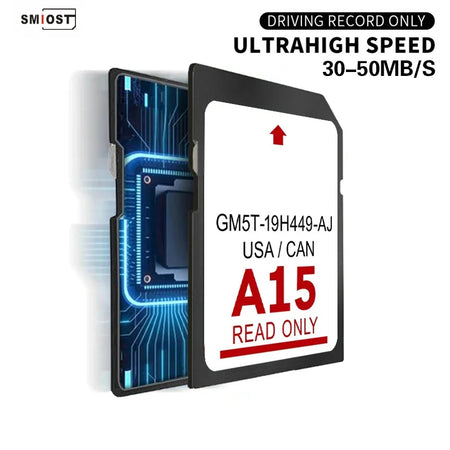 Ford Lincoln A15 SD Navigation Card - North America Maps