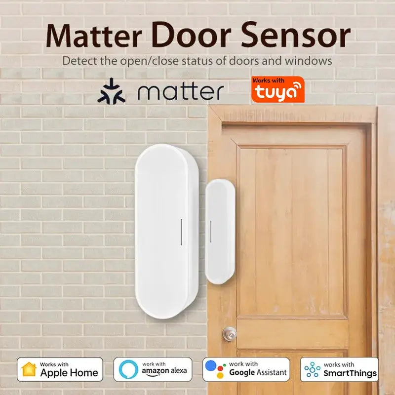 Matter Thread Door Window Sensor Usb Powered Wireless Detector For Smart Home by InterCyprus Trading Ltd