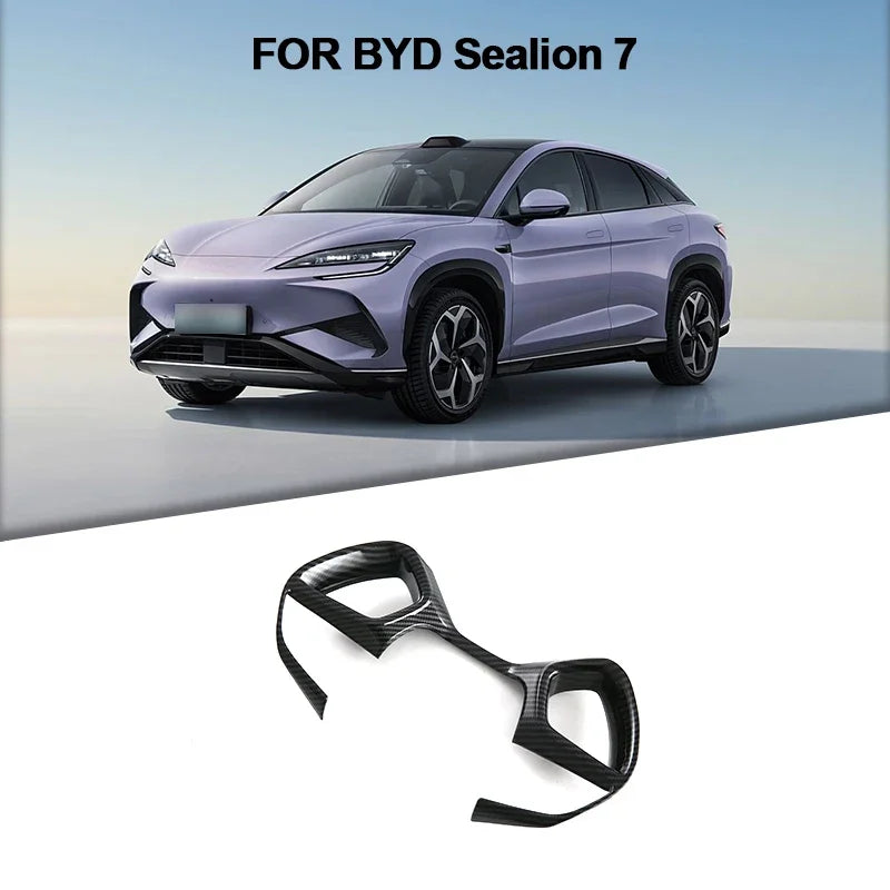 Modanatura del volante in ABS con design in fibra di carbonio per BYD Sealion 7