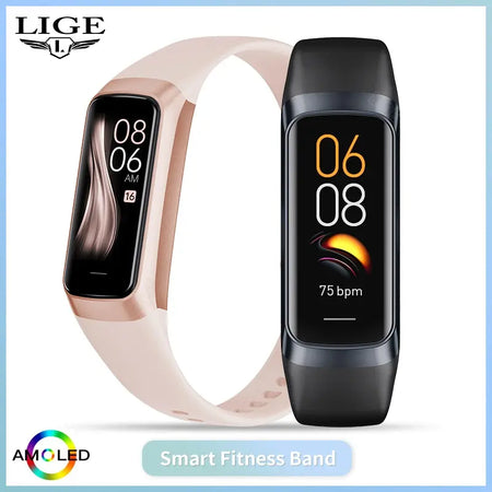 LIGE Amoled Smart Watch Men 2023 - Heart Rate Monitoring
