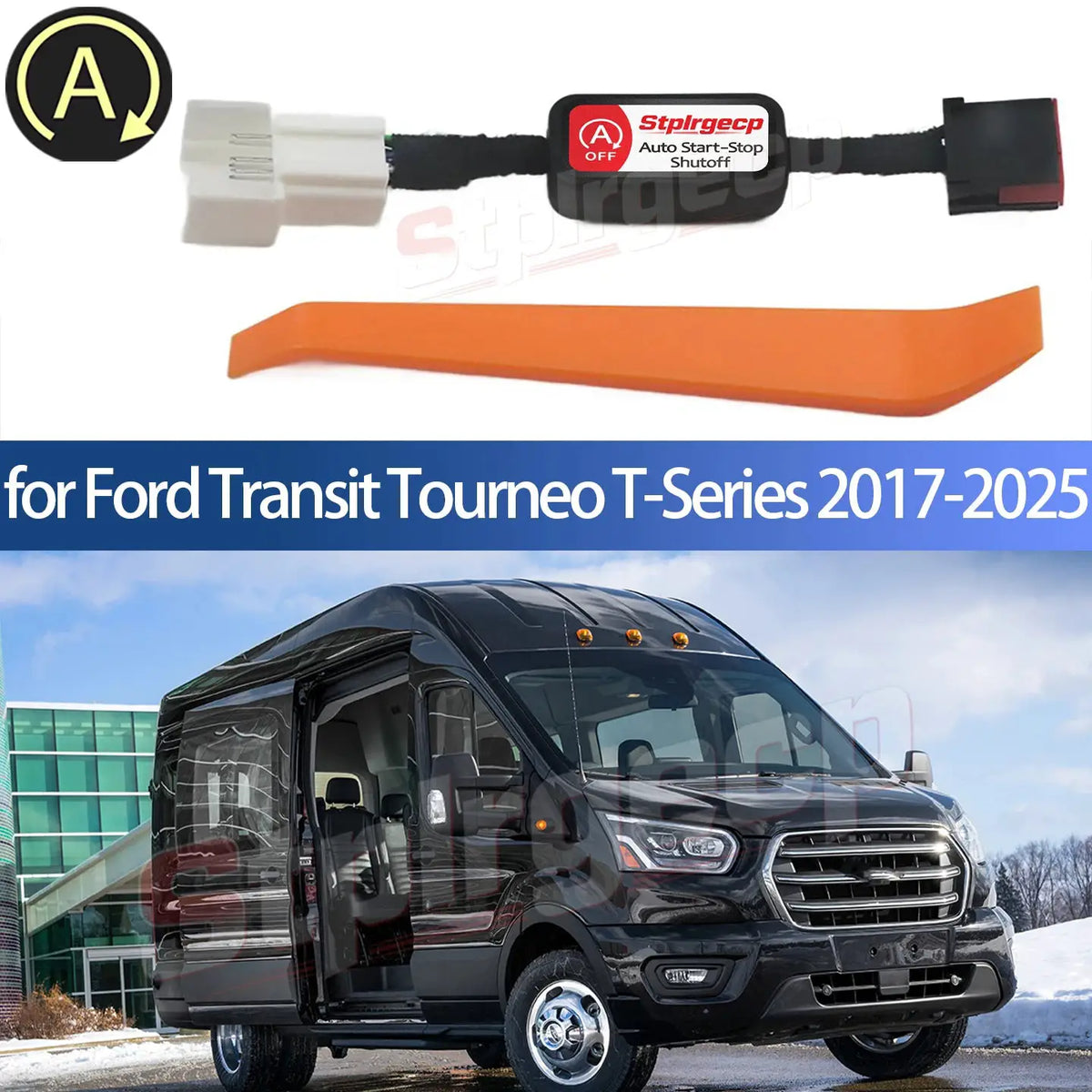 For Ford Transit Tourneo T-Series 2017-2025 Auto Canceller Automatic Stop Start Engine System Eliminator Closer Cable by InterCyprus Trading Ltd
