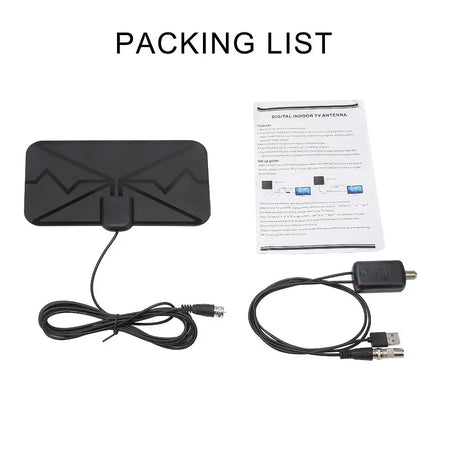 Miles AAR5 Smart TV Antenna &ndash; Amplified 4K DVB-T2 Reception 25 X 18 X 1 / CHINA