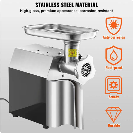 Electric Meat Grinder Stainless Steel Commercial