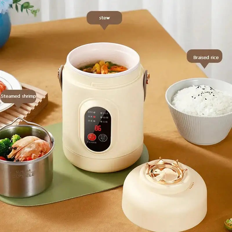 Portable Electric Kettle Rice Cooker Lunch Box 500W