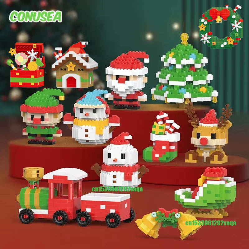 Christmas Building Block Set &ndash; Fun Puzzle Assembling for Kids