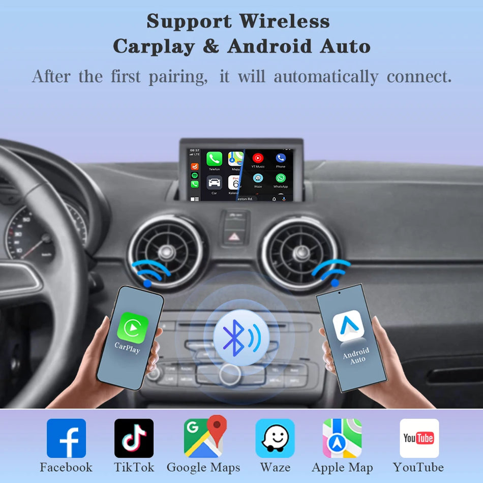 Autotop Trådlös CarPlay Gränssnitt för Audi A1 Q3 2012-2018