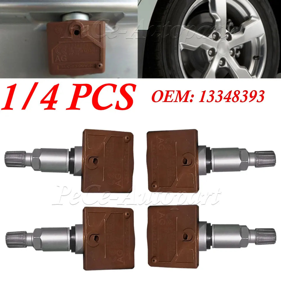 Sensor TPMS de presión de neumáticos para Chevrolet Opel Astra Insignia - 433 MHz, 13348393