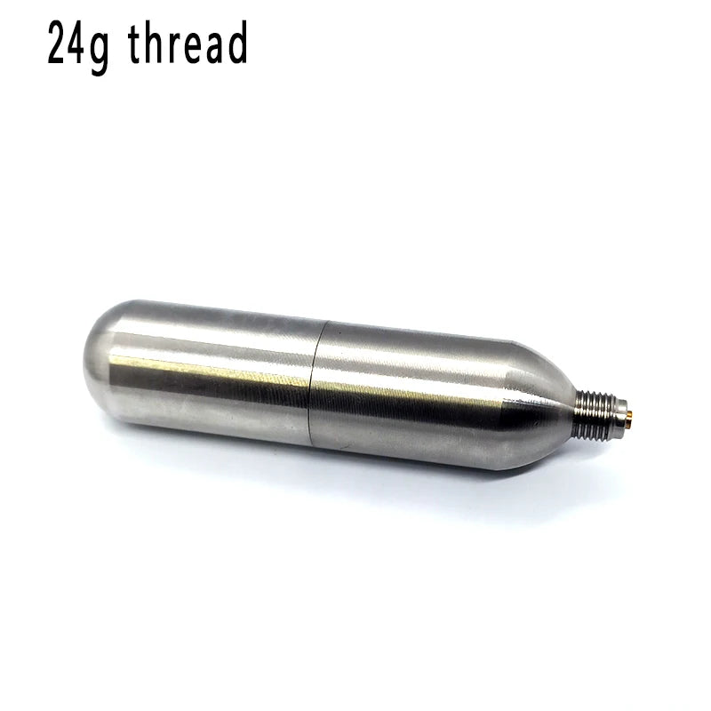 CO2 Refill Tank Cartridges &ndash; Multi Gas Compatibility 24g thread