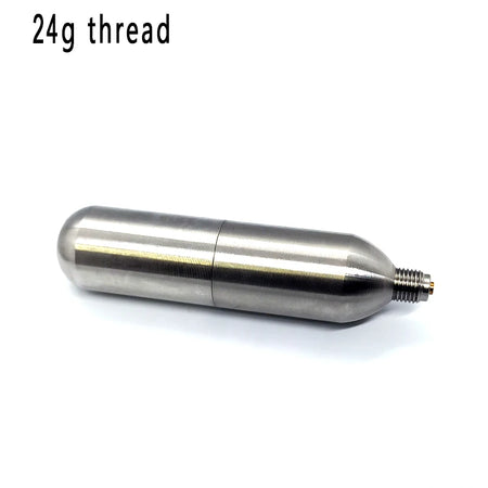 CO2 Refill Tank Cartridges &ndash; Multi Gas Compatibility 24g thread