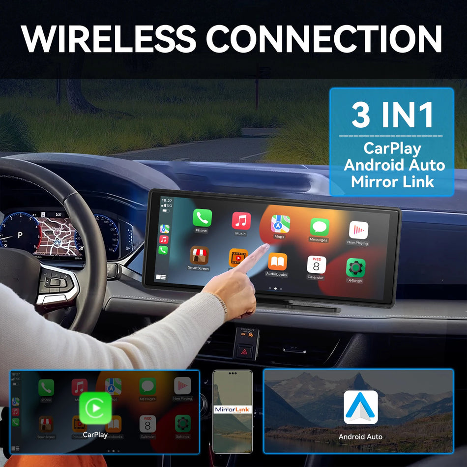 Pionray 10.26&rdquo; Universal CarPlay Radio