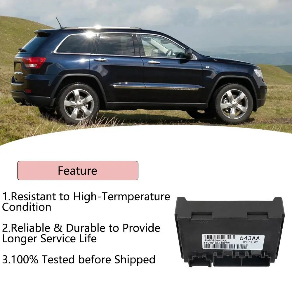 68395643AA 56029423AJ 56029423AK Transfer Case Control Module For 2011-2013 Jeep Grand Cherokee Dodge Durango 3.6L V6 5.7L V8 by InterCyprus Trading Ltd