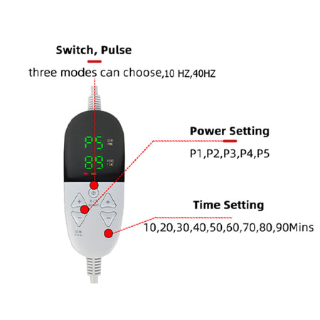 Reduff06Infrared Therapy Belt Body Wearable Wrap Large heating Pad LED Beauty Devices for Face and Body Shoulder Joint Muscle