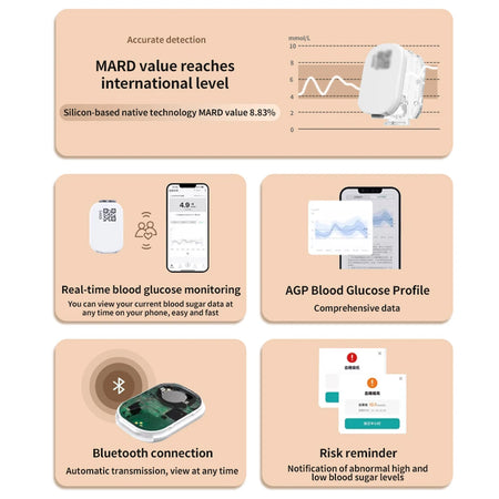 Split Sibionics CGM &ndash; 42 Days Continuous Glucose Monitoring