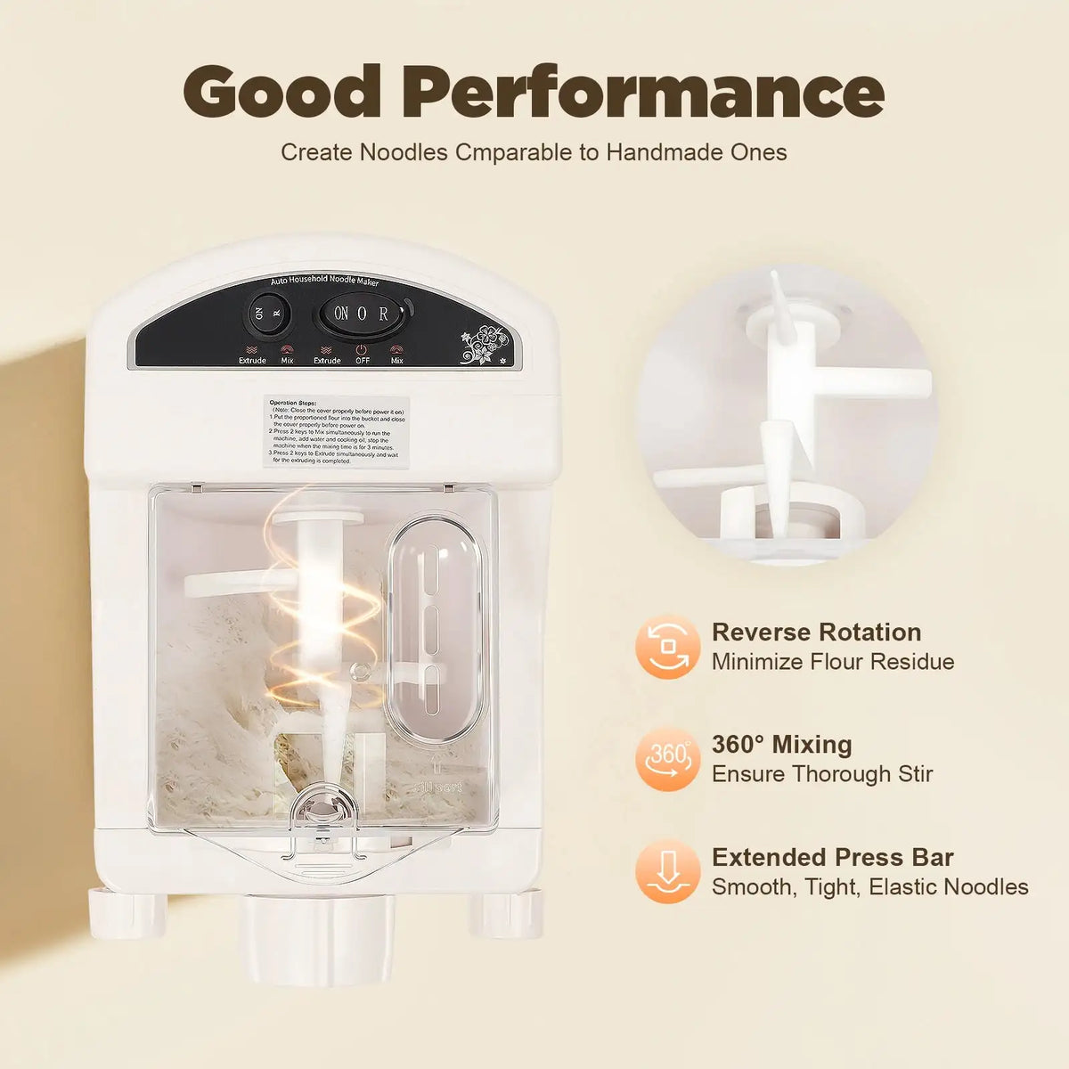 Household Noodle Making Machine &ndash; Dough Kneader And Cutter