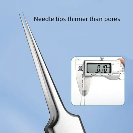 German Ultra-fine Blackhead Clip Tweezers | Professional Beauty Tool
