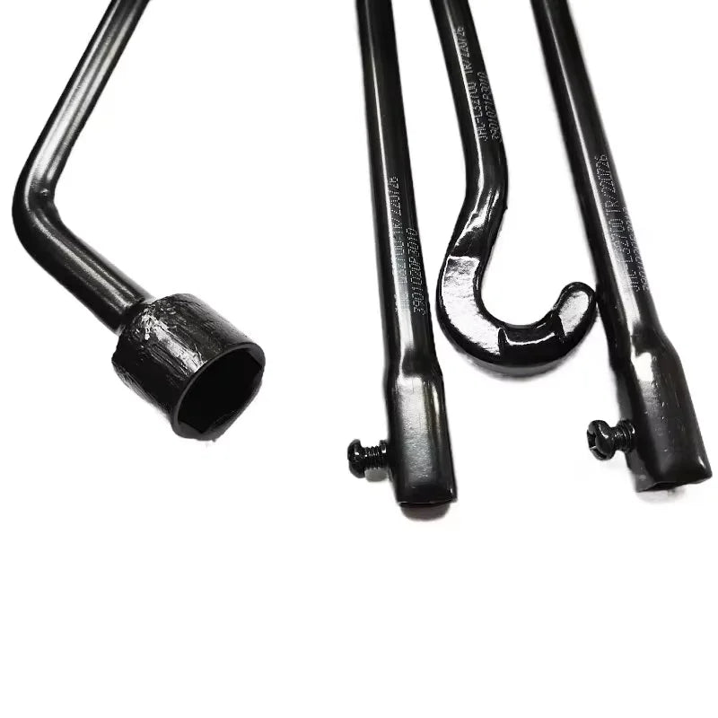 Heavy Duty Metal Spare Tire Jack And Lug Wrench Socket Set For Cars by InterCyprus Trading Ltd