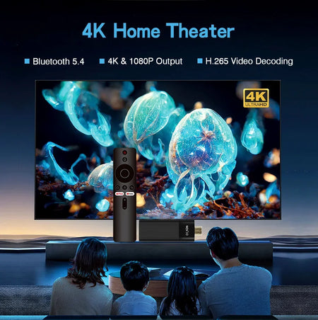 MX10 F3 Pro TV Stick &ndash; 4K Android Quad Core IR Remote