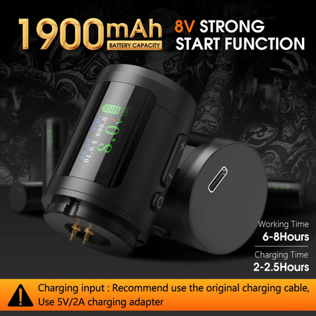 Ambition Ninja Ultra 2024 Wireless Tattoo &ndash; Coreless Motor