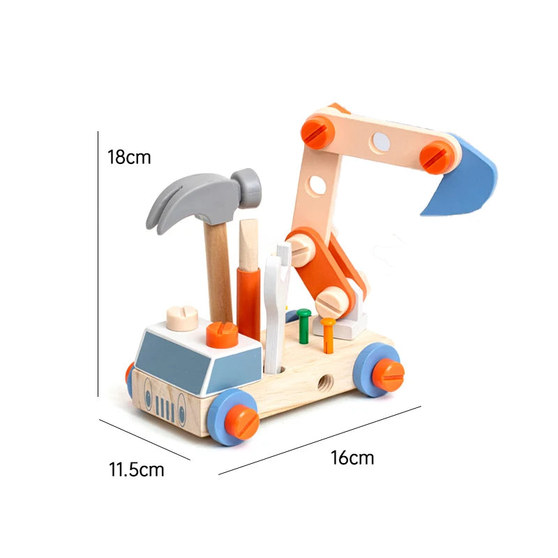 Nut Assembly Engineering Vehicle &ndash; Educational DIY Set