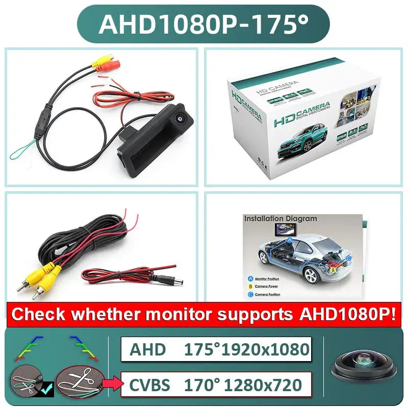 1080P Rear View Camera With Dynamic Lines For Ford MK2 MK4 MK7 C-Max by InterCyprus Trading Ltd