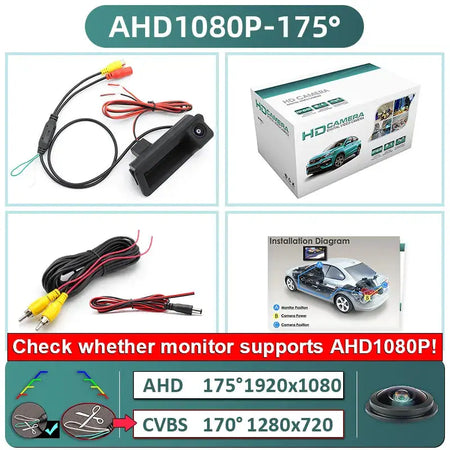 1080P Rear View Camera With Dynamic Lines For Ford MK2 MK4 MK7 C-Max by InterCyprus Trading Ltd