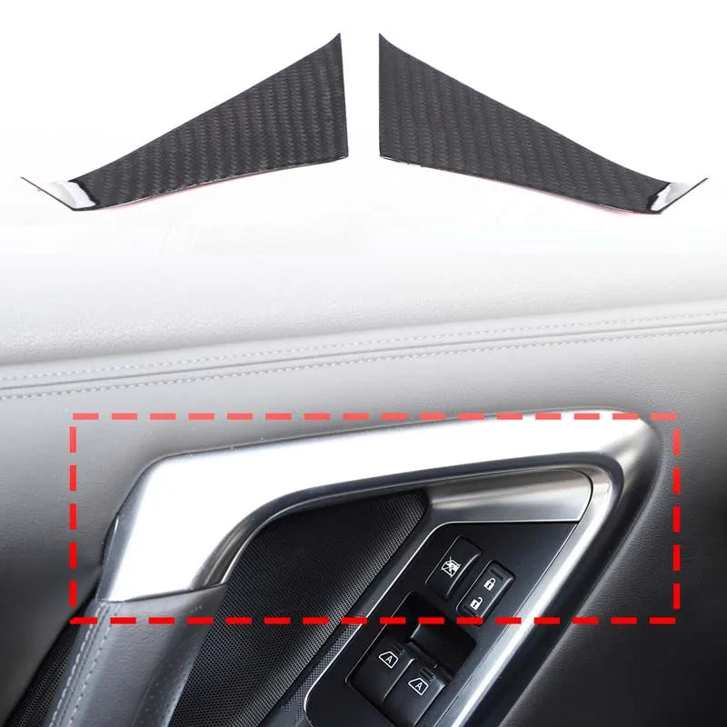 Real Carbon Fiber Glass Lift Switch Cover For Nissan GTR R35