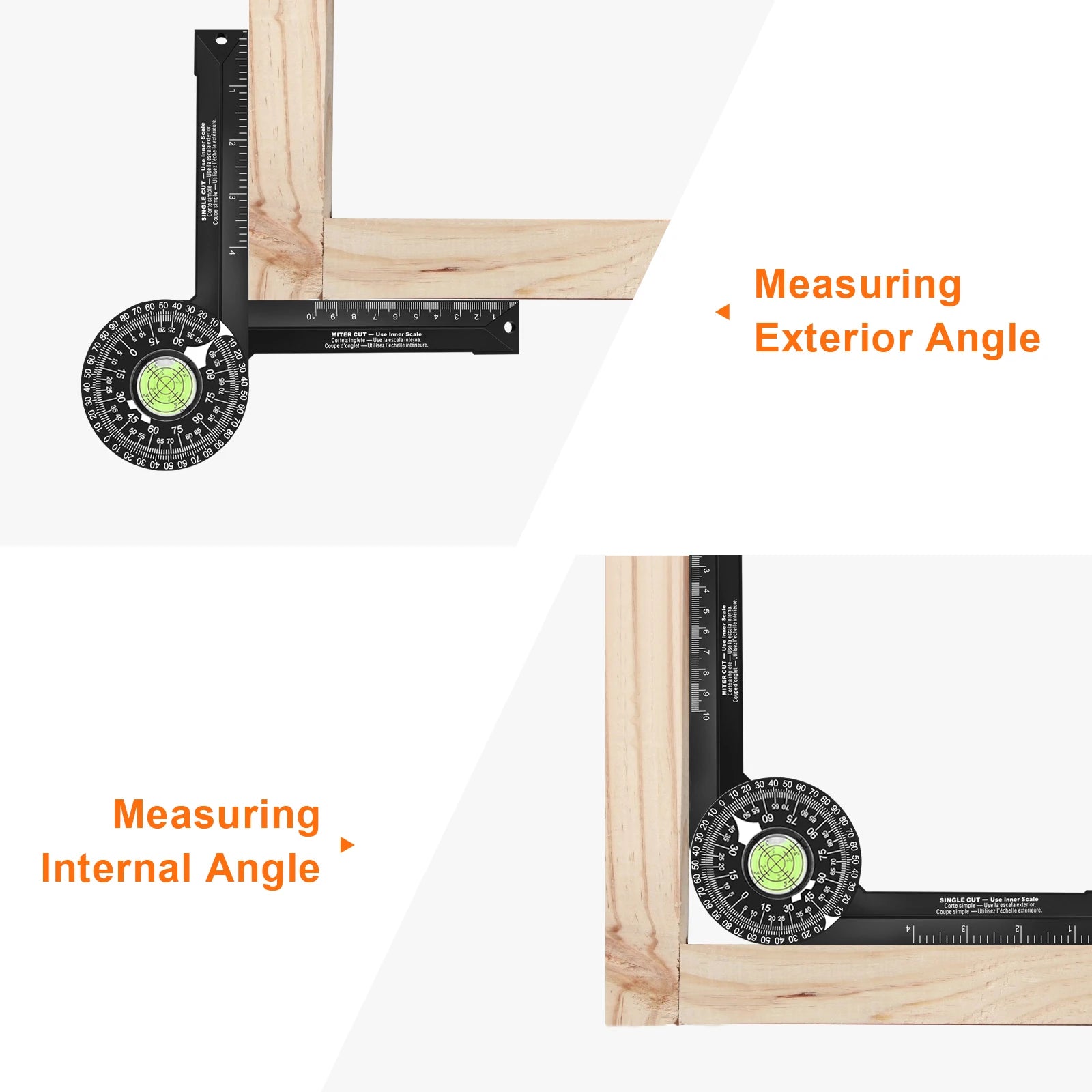 Mitre Saw Protractor Ruler &ndash; Digital Inclinometer Gauge