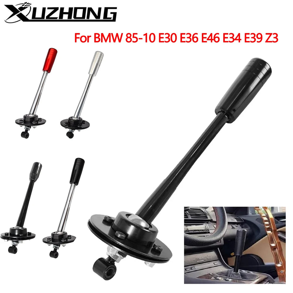 Short Shifter Lever Knob 265mm Adjustable Black Metal For BMW Z3 Precision Gear Change