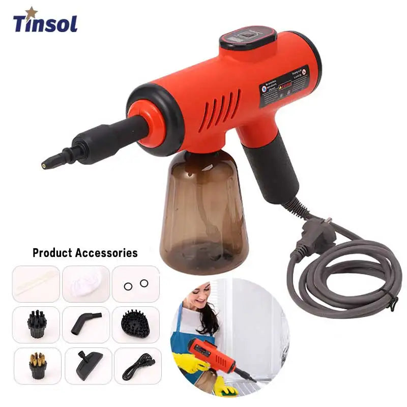 High-Pressure Handheld Steam Cleaner - 1200W for Household &amp; Kitchen