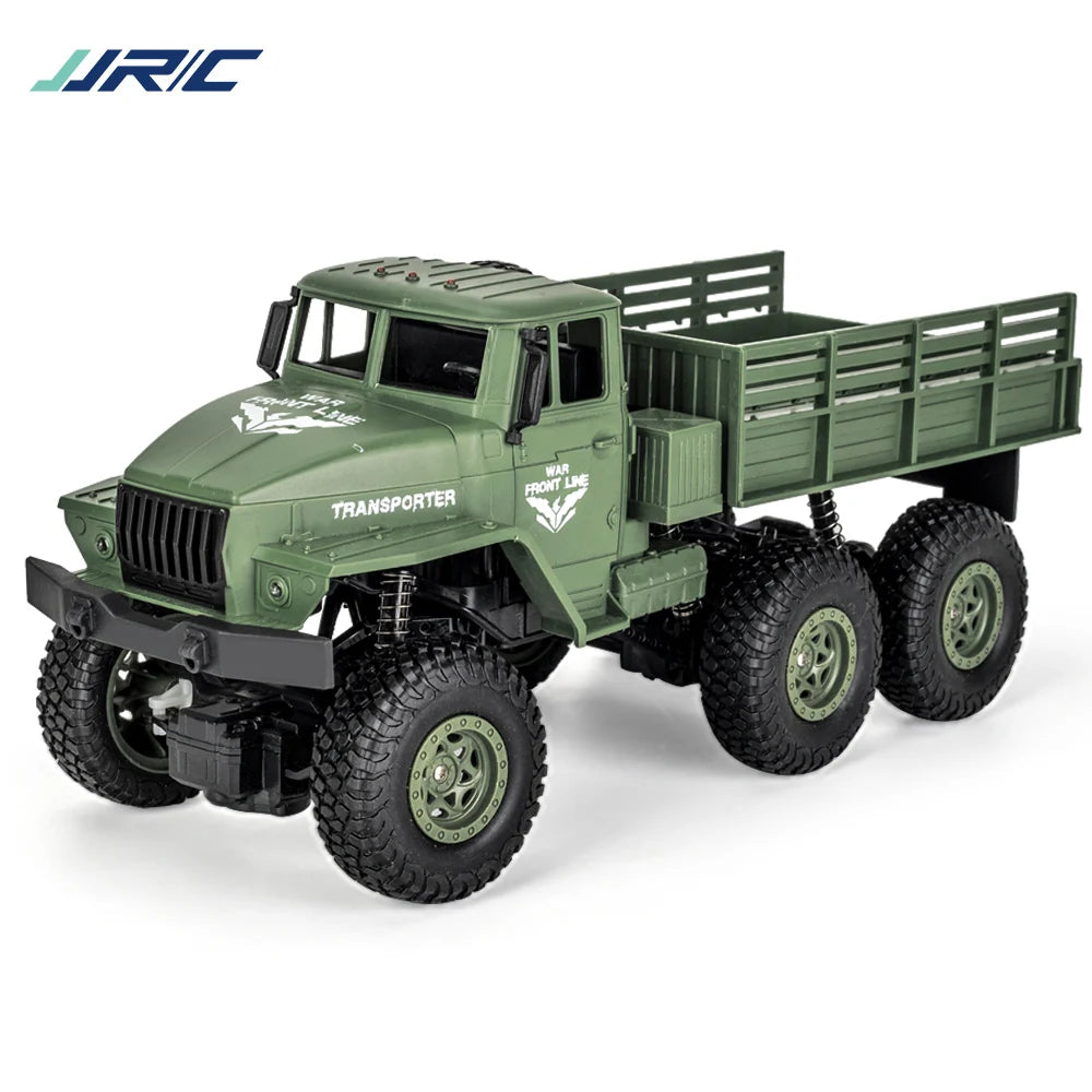 JJRC RC Car &ndash; Remote Control Military Off-Road Vehicle Q68 Green