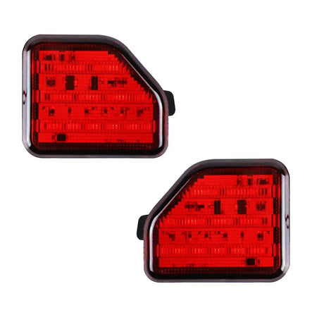 LED Rear Bumper Reflector Light for Jeep Wrangler JL 2018-2023 by InterCyprus Trading Ltd