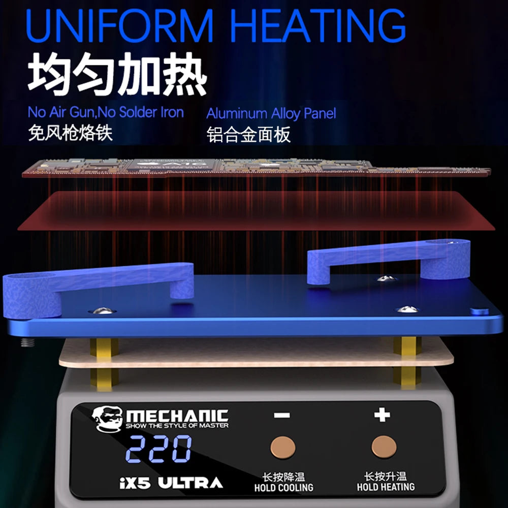 MECHANIC IX5 Ultra Universal Preheating Platform &ndash; Uniform Heating and Temperature Control