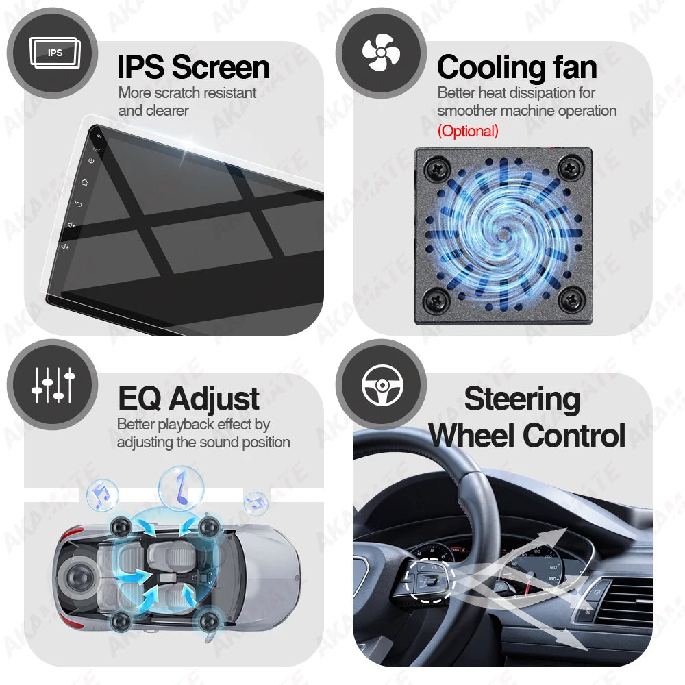 9Inch Car Radio Wireless CarPlay Android 13 &ndash; RHD Fit