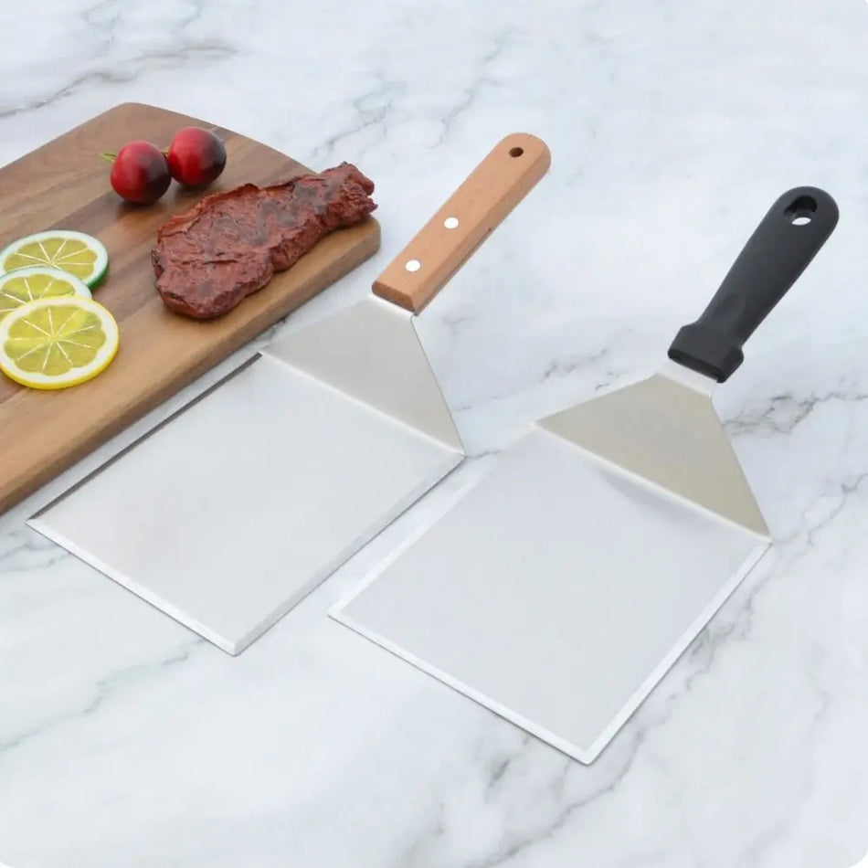 Multifunctional Square/Rectangle Grill Spatula with Anti-Scald Handle