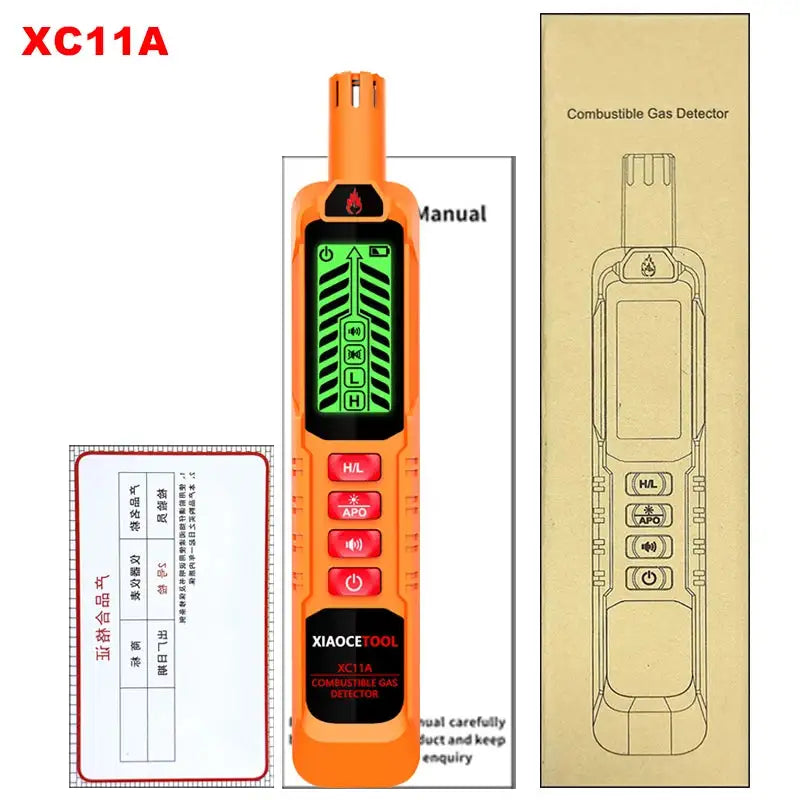 XC11AB Combustible Gas Leak Detector Mini Handheld With LCD XC11A