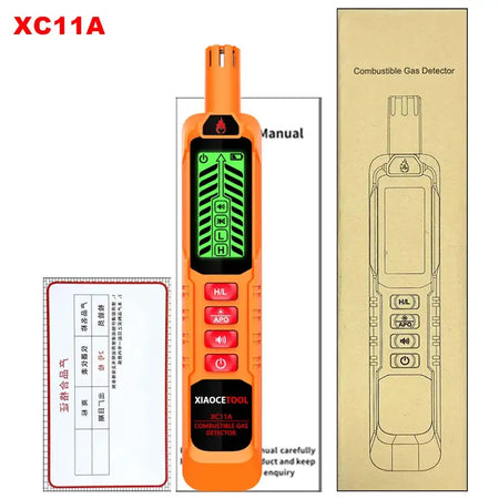 XC11AB Combustible Gas Leak Detector Mini Handheld With LCD XC11A