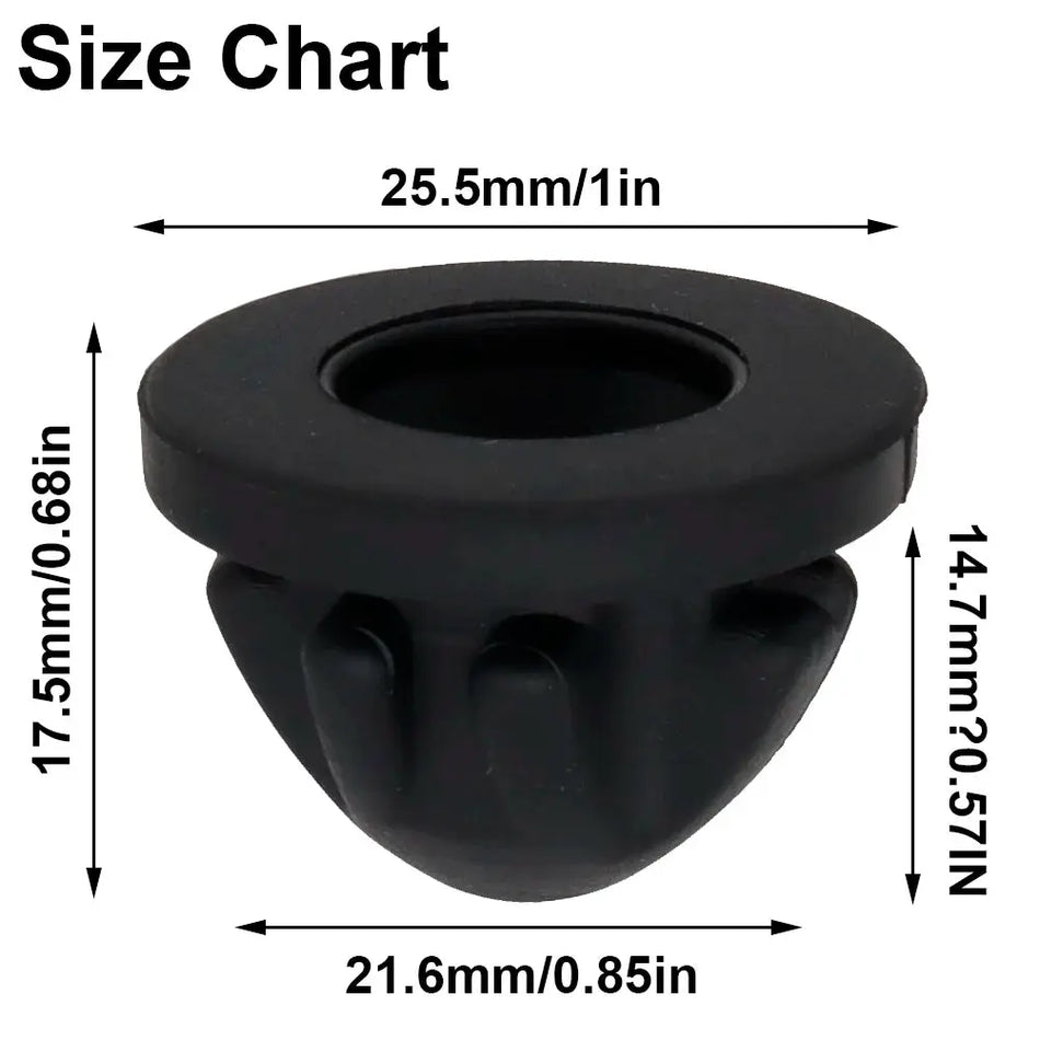 4X Engine Top Cover Trim Rubber Mount Grommet Bush Bump Stop 11127614138 For BMW 1 2 3 4 5 6 7 SERIES X1 X2 X3 X4 X5 X6 Mini by InterCyprus Trading Ltd