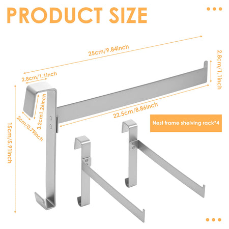Stainless Steel Beehive Frame Holder &ndash; High Load Capacity