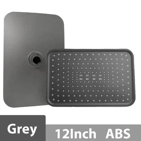 Rainfall Shower Head Big Panel Large Flow Supercharge Ceiling Mounted Shower head 360 Rotation High Pressure ABS Bathroom Faucet Dark Grey