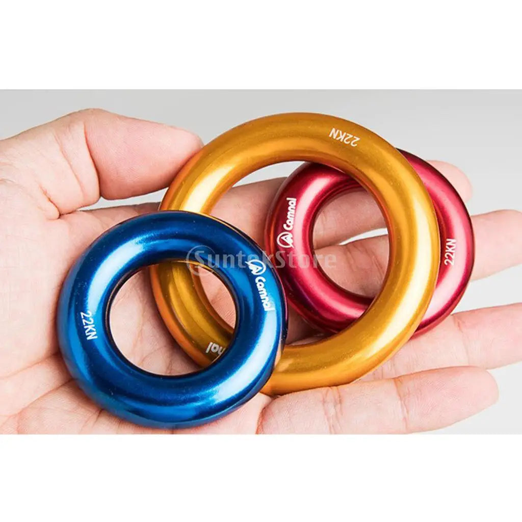 22KN Climbing Rappel Ring Belay Connector &ndash; Ultra Strong