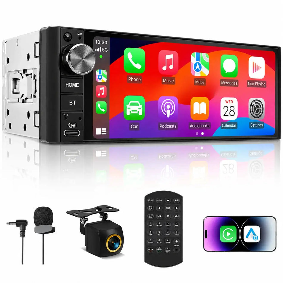 Car Radio With Wireless CarPlay Android Auto For VW Golf Jetta Passat Skoda by InterCyprus Trading Ltd
