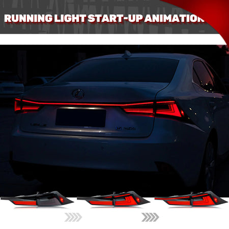 WD-1275B-S &ndash; Sequential Turn Signal Tail Lamps For Lexus IS