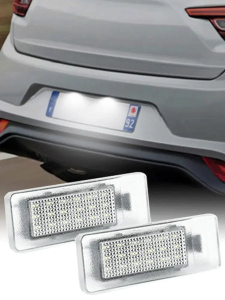 2X Waterproof Canbus No Error License Plate Lights For Renault Megane IV Scenic IV Master III Tingo II Espace V Koleos II by InterCyprus Trading Ltd