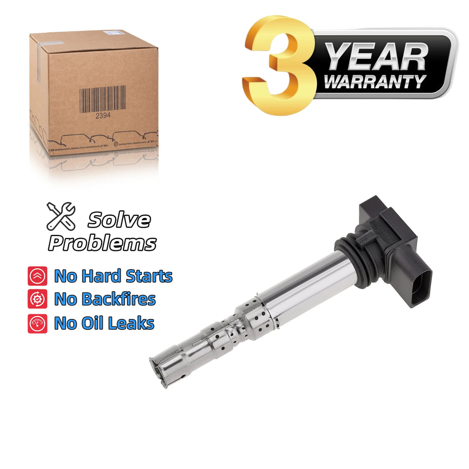 Ignition Coil for Bentley Continental 6.0 W12 Spark Plug Connector Open Magnetic 4 Pin